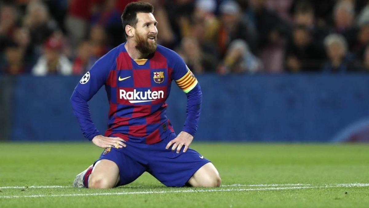 Leo Messi, la noche de la goleada del Bayern.