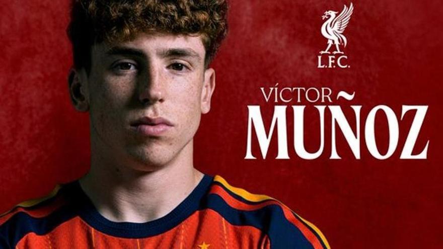 ¿Cuánto dinero recibe el Real Madrid por el traspaso de Víctor Muñoz al Liverpool?
