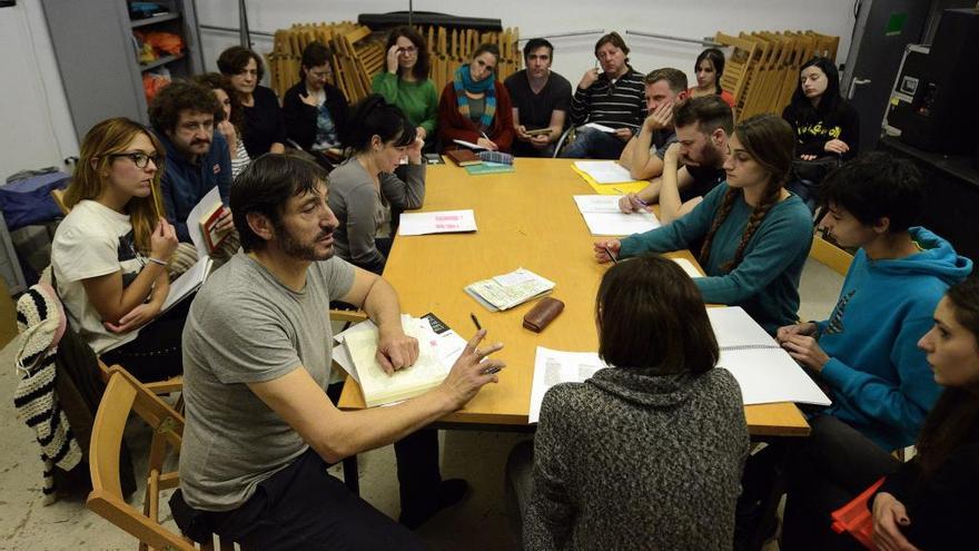 Carmelo Gómez, en el taller impartido en noviembre.