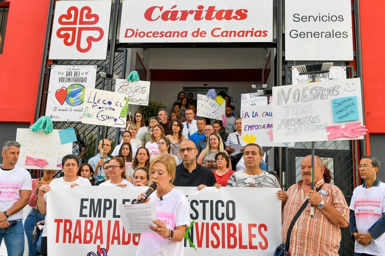 Cáritas visibiliza la ilegalidad y desprotección de las trabajadoras del hogar
