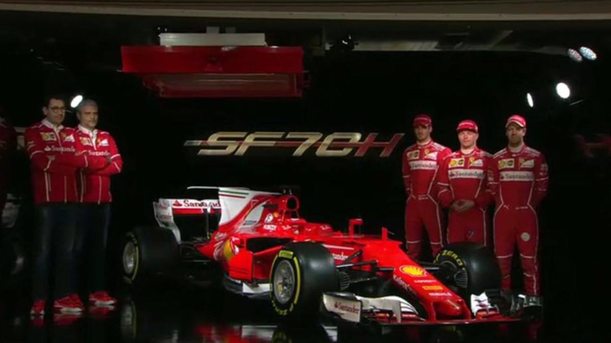 Ferrari presentó su monoplaza para 2017: el SF70H