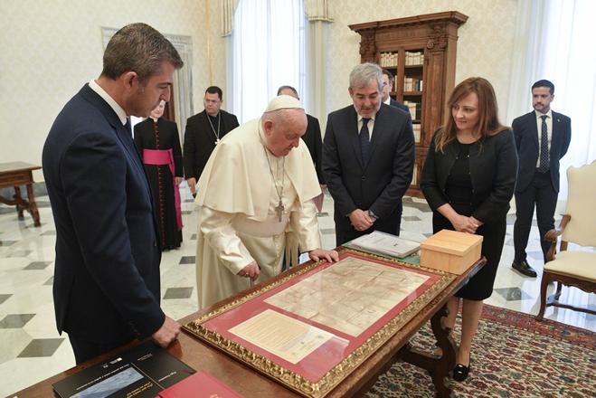 El Papa recibe a Fernando Clavijo