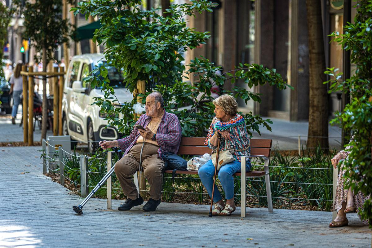 Escenas inesperadas de la Superilla del Eixample