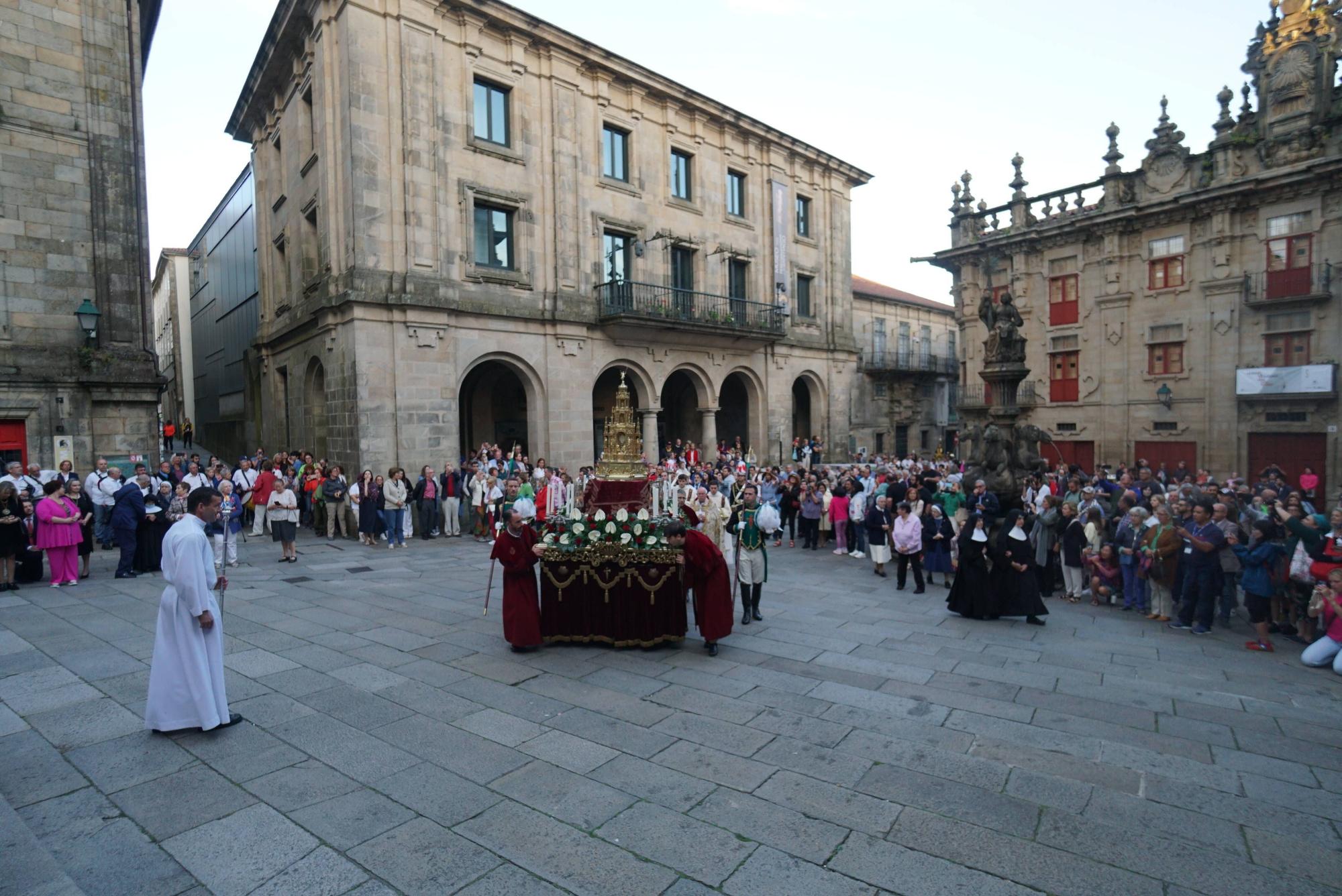 Así fue la procesión del Corpus Christi en Santiago de Compostela