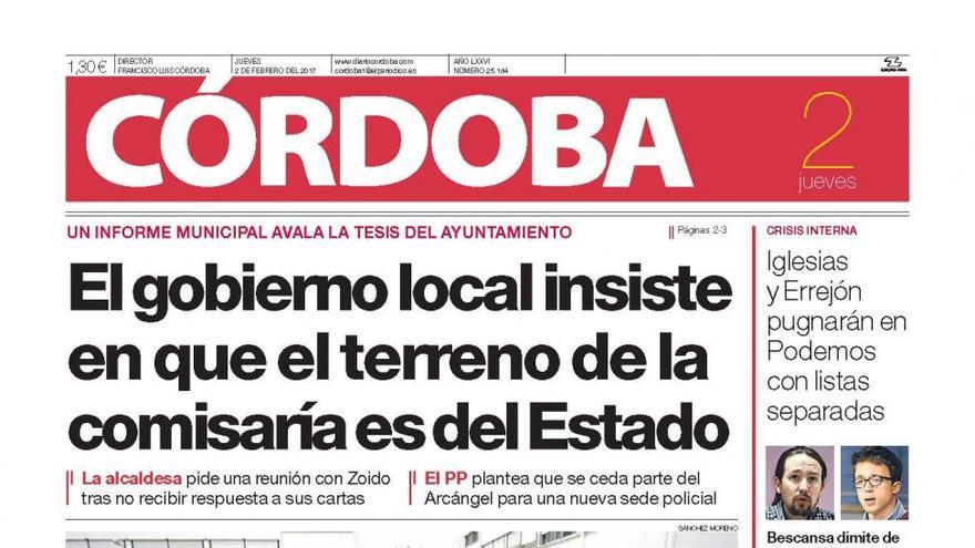 La portada de CÓRDOBA