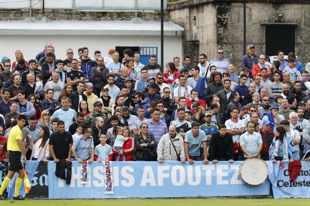 Las mejores imágenes de la semifinal del playoff de ascenso entre el Celta B y el Cartagena en un campo de Barreiro abarrotado.