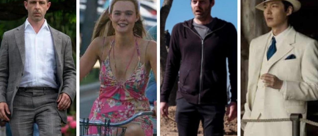 Jeremy Strong, en ’Succession’; Elle Fanning, en ’The girl from Plainville’; Bill Hader, en ’Barry’; y Lee Min Ho, en ’Pachinko’.