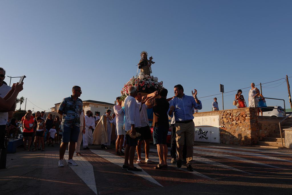 Procesión de la Virgen en Cabo de Palos y Los Nietos