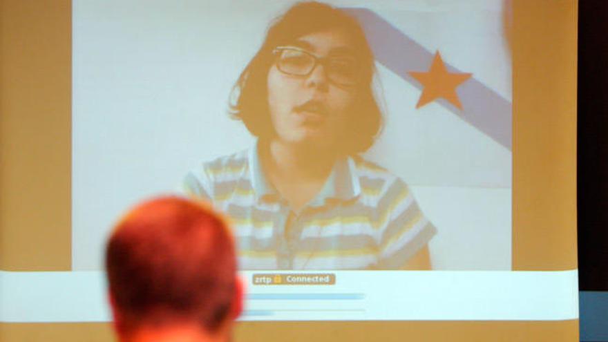 María Osório participó por videoconferencia // XOAN ÁLVAREZ