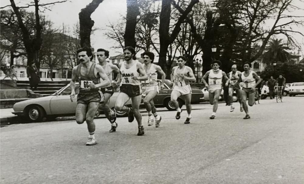 Así era el Gran Fondo de Pontevedra, precursora del actual medio maratón