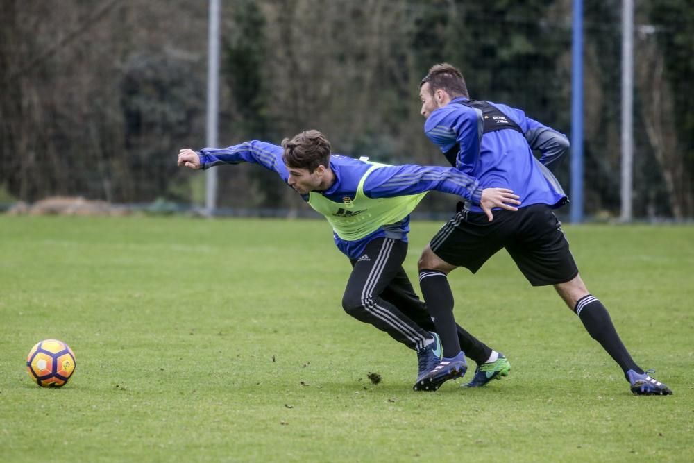 Entrenamiento del Real Oviedo en El Requexón