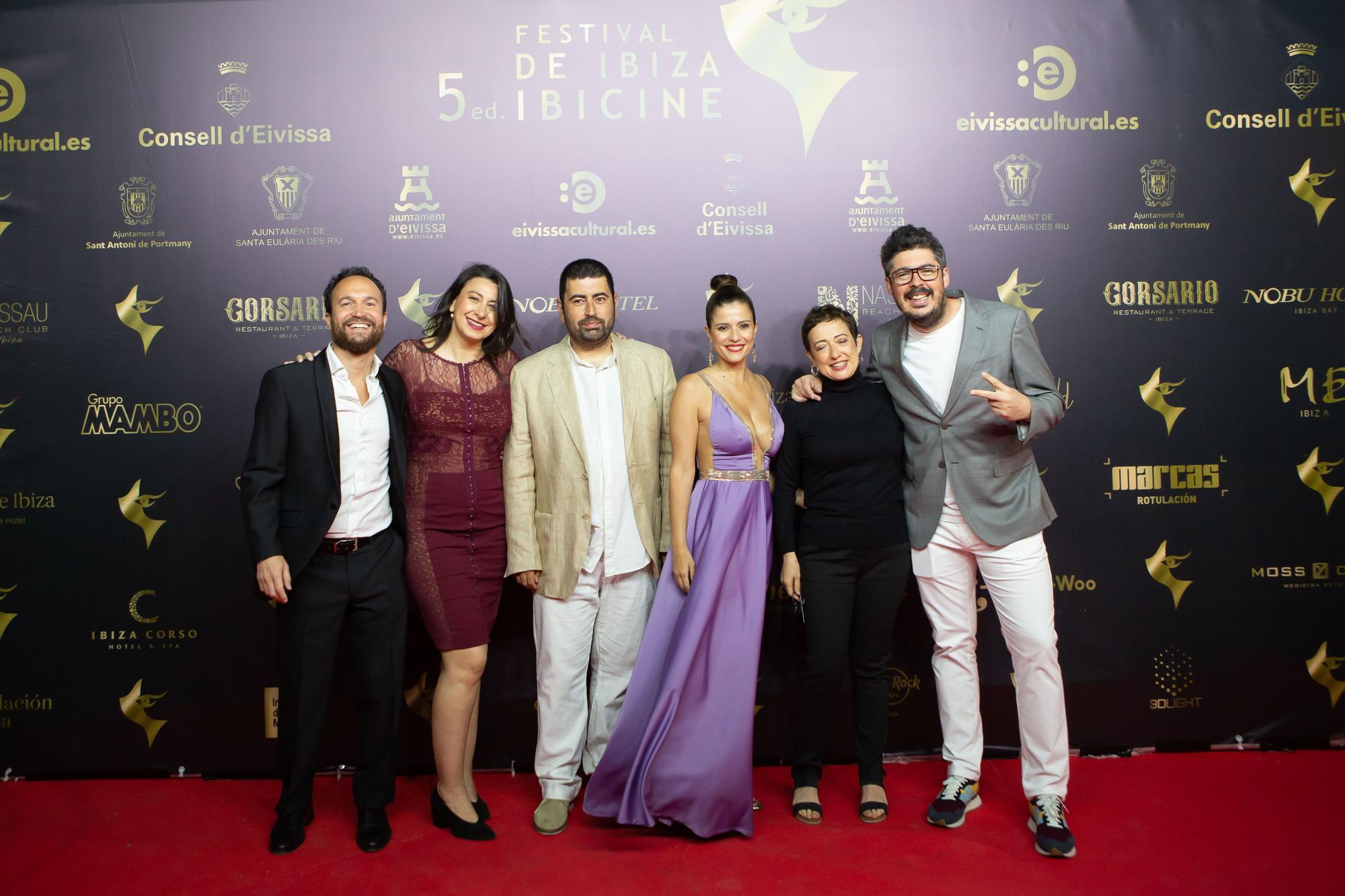 La alfombra roja y gala de clausura del festival Ibicine de Ibiza.