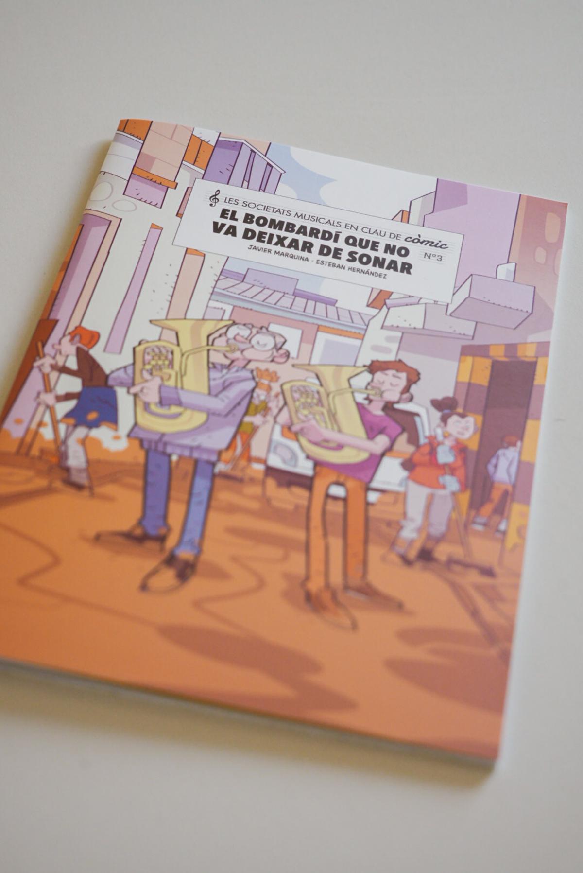 Les societats musicals en clau de còmic