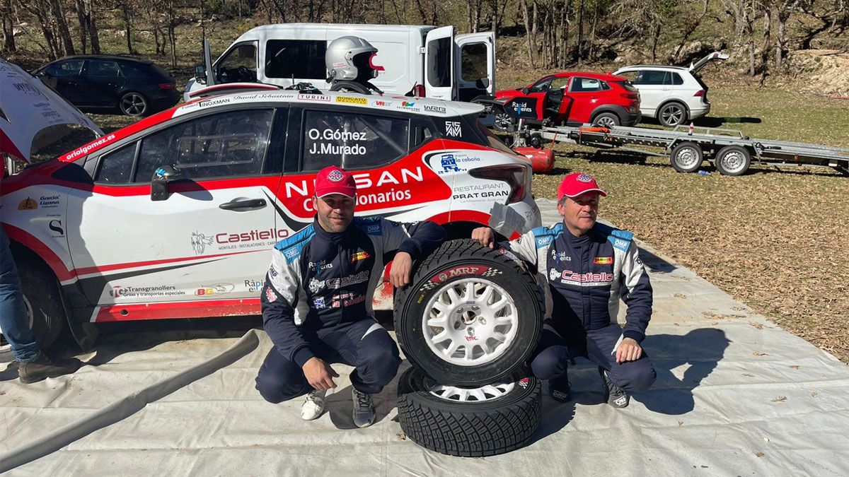 Oriol Gómez y José Murado se preparan para el Supercampeonato de España de rallies