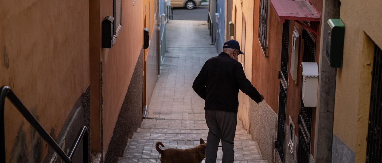 Una de las calles de las Moraditas de Taco.