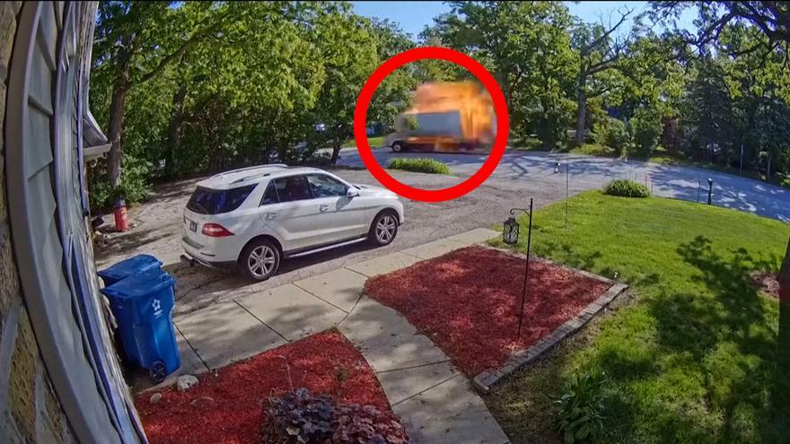 Un camión explota en Illinois por una posible fuga de gas propano