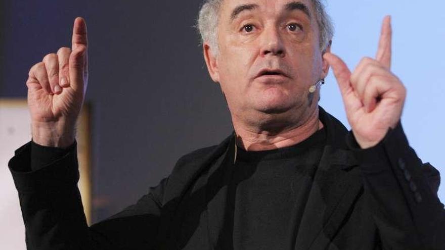 Ferran Adrià. ayer en Santiago. // Xoán Álvarez