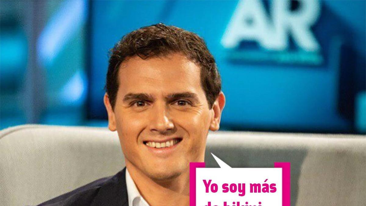 Albert Rivera, bocadillo: "Yo soy más de bikini"