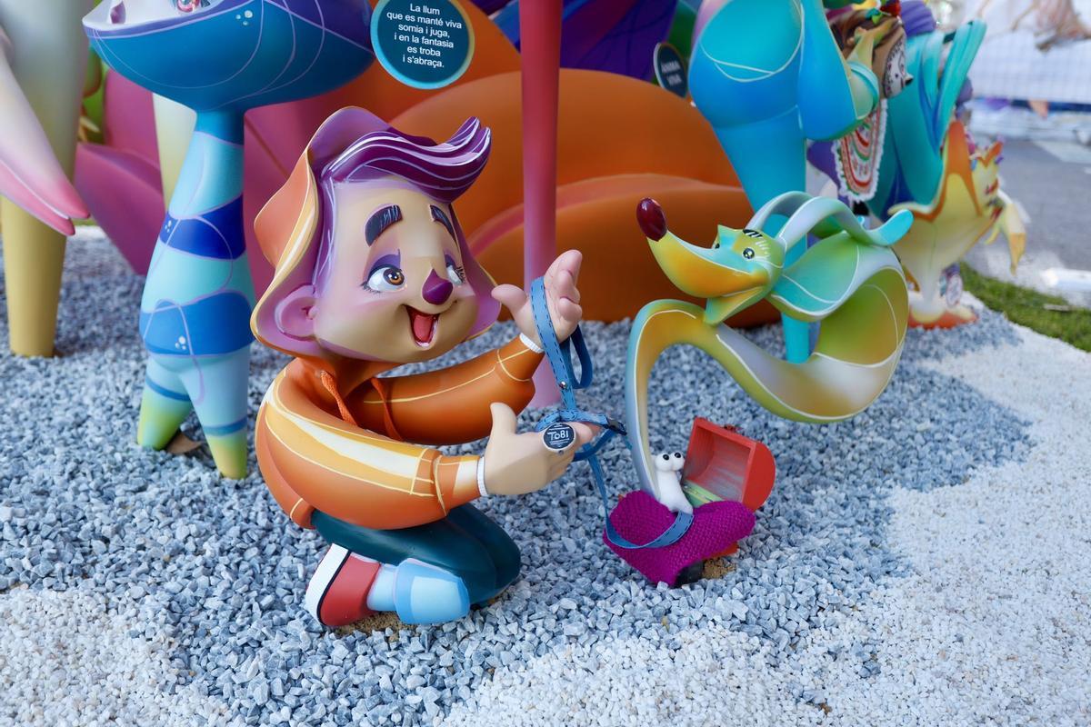 Una falla con Alma: el monumento con el que Exposición-Micer Mascó quiere alcanzar la gloria en Infantil