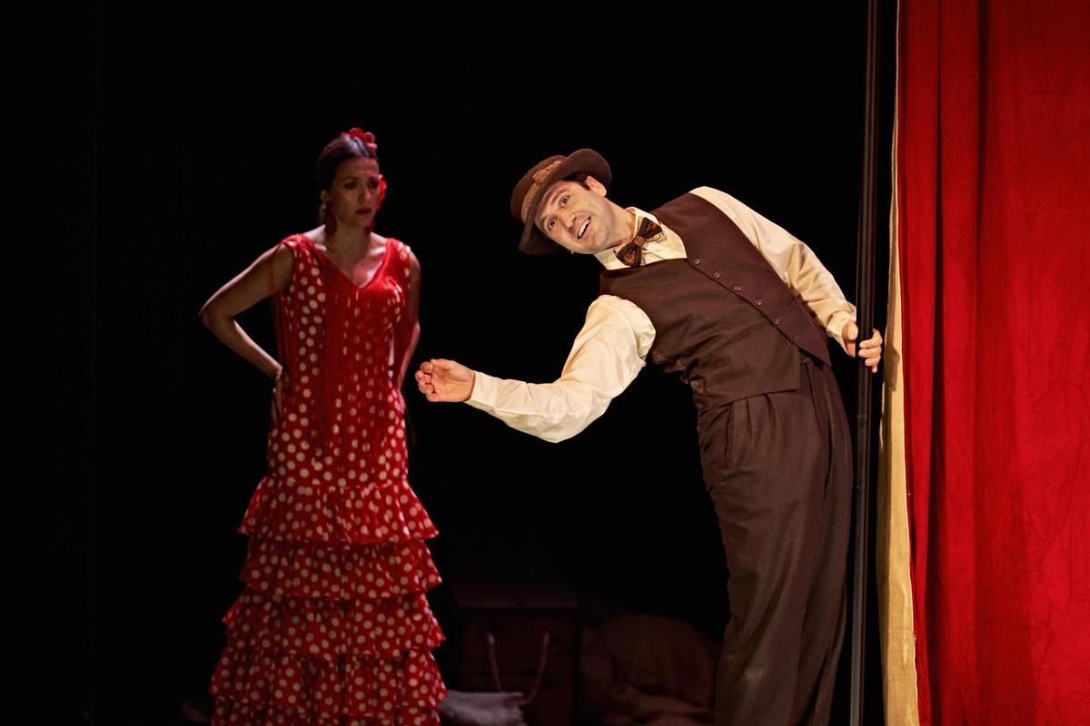 Ana Ruiz y Álex Gadea en 'Un viaje sin retorno', en Rambleta el 8 de mayo