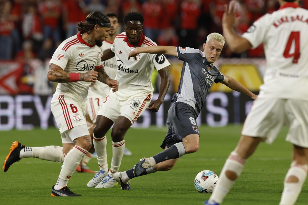 Las imágenes del Sevilla FC-Real Sociedad Las imágenes del Sevilla FC-Real Sociedad