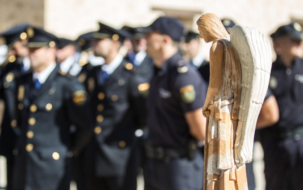 Un momento del acto de la Policía.