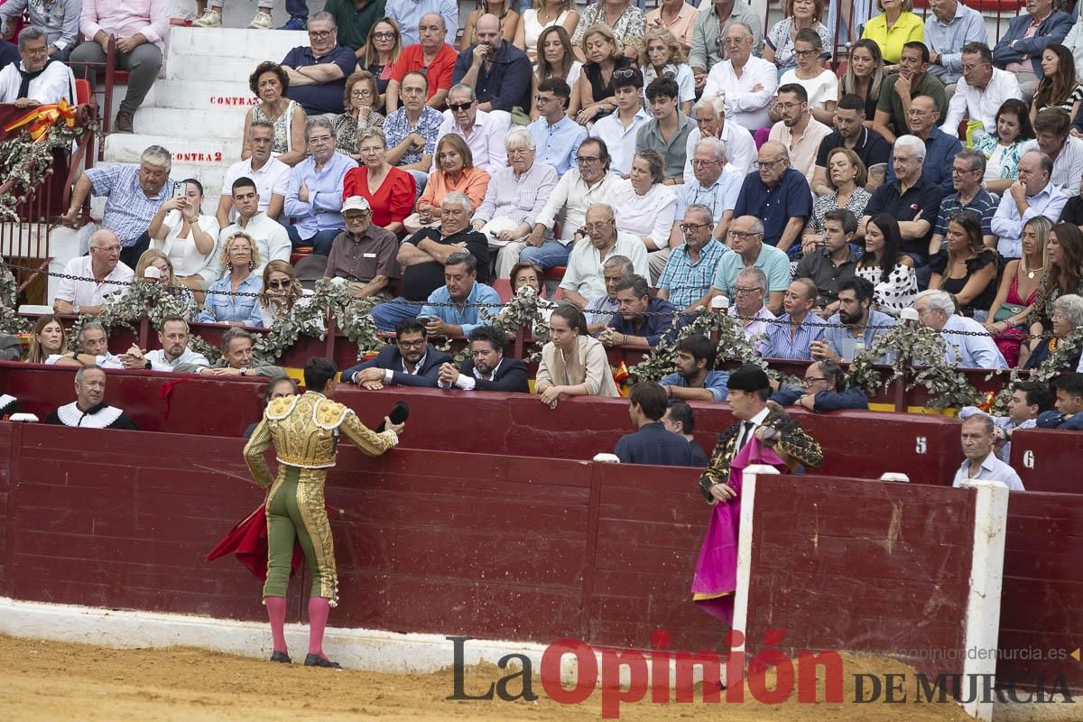 Cuarta corrida en la Feria Taurina de Murcia (Castella, Manzanares y Ureña)