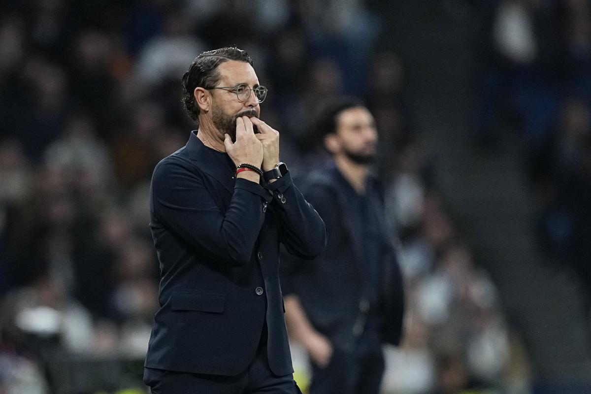 Bordalas, entrenador del Getafe en el partido ante el Real Madrid
