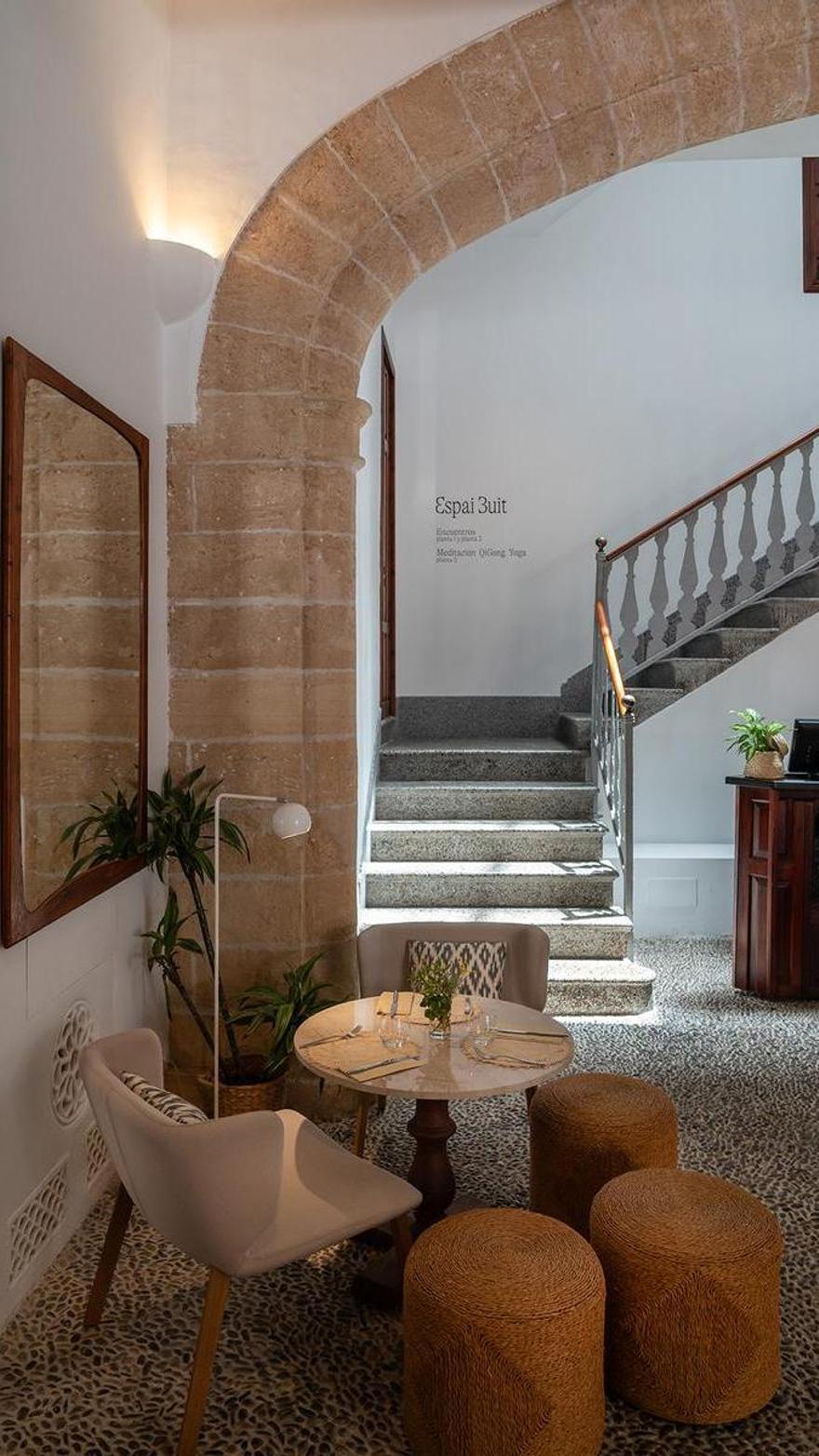 El restaurante Mouna, en el interior, Espai Buit que impulsa Antonia María Horrach