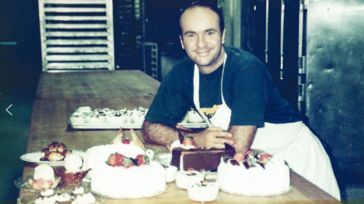 Pedro Álvarez, en Nueva York, cuando estudiaba repostería.