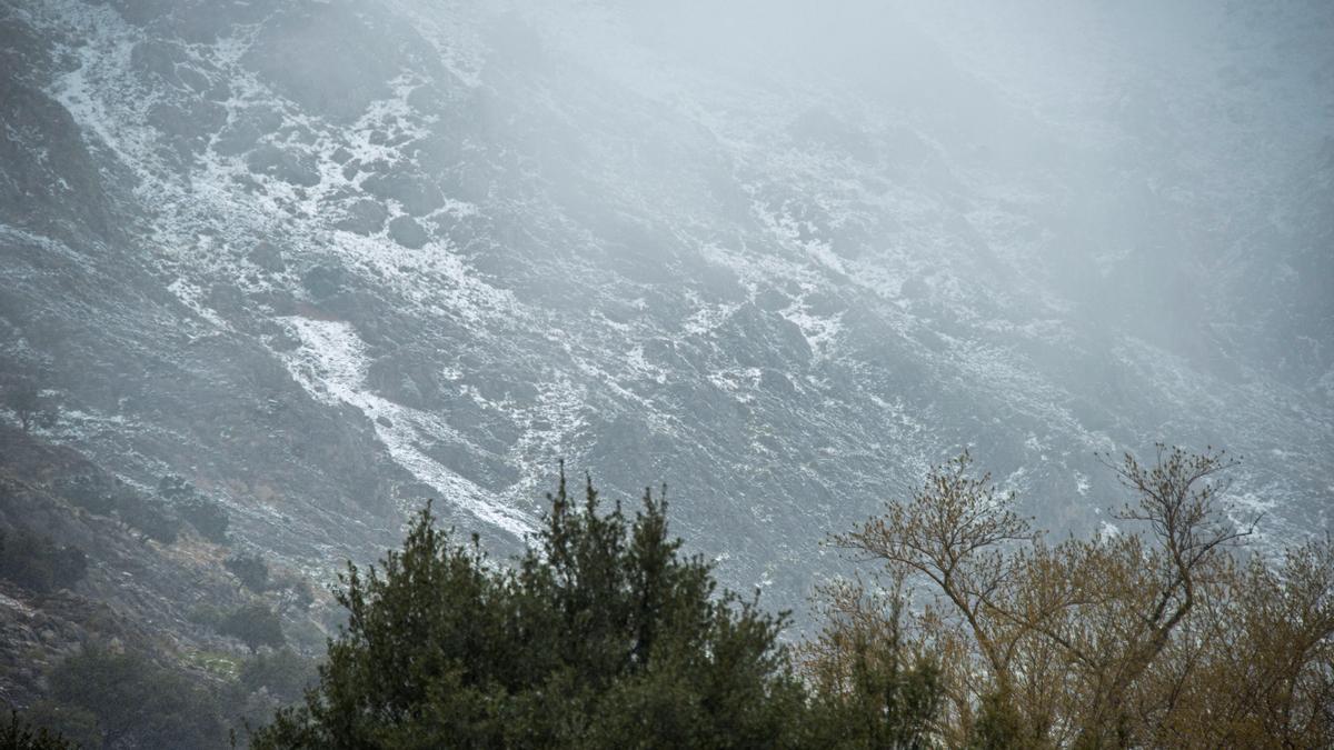 Primeras nieves en la Serra de Tramuntana