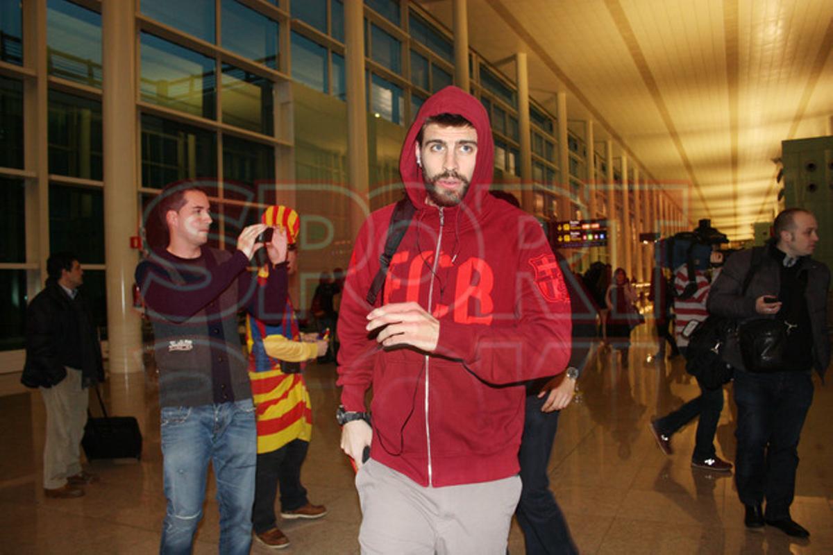 El viaje del Barça a Madrid, en imágenes