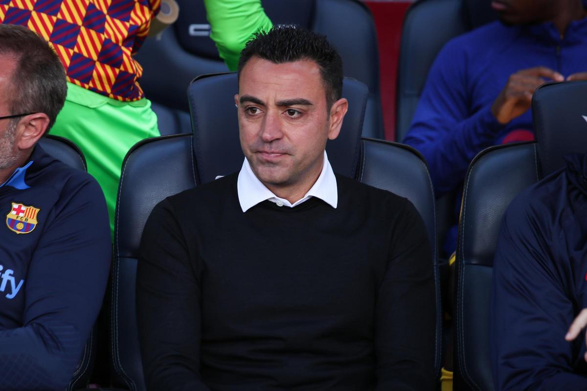Xavi Hernández, entrenador del FC Barcelona.