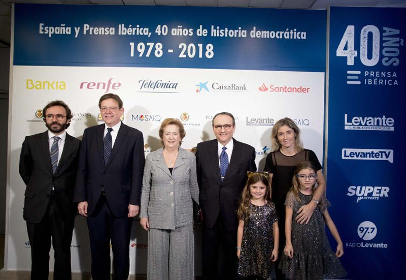 Photocall de la gala del 40 aniversario de Prensa Ibérica en Levante-EMV