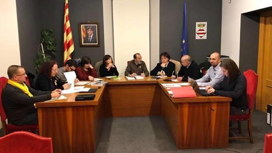 Un dels darrers plens de l&#039;Ajuntament de Santa Pau.