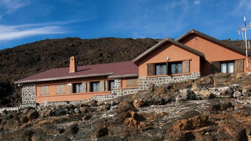 Refugio de Altavista, en el Parque Nacional del Teide.