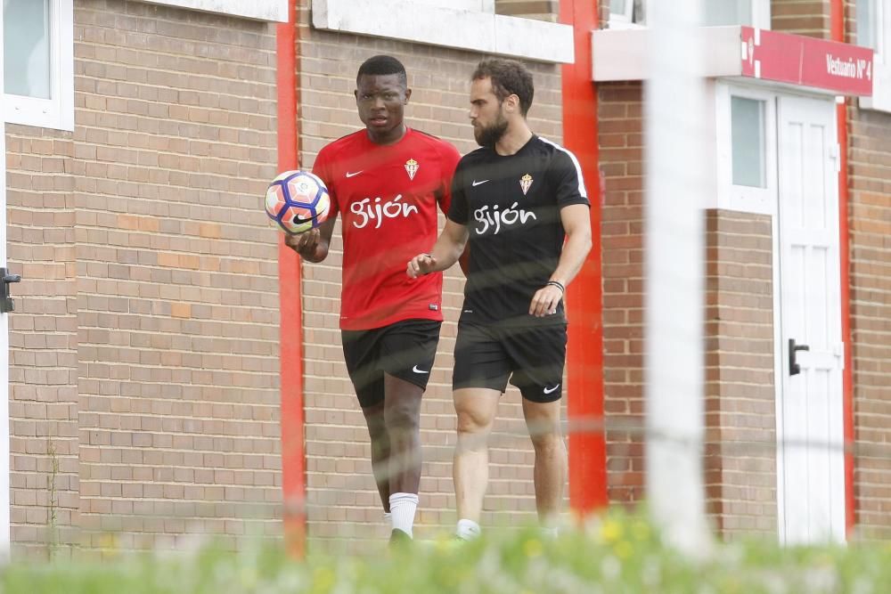 Entrenamiento del Sporting