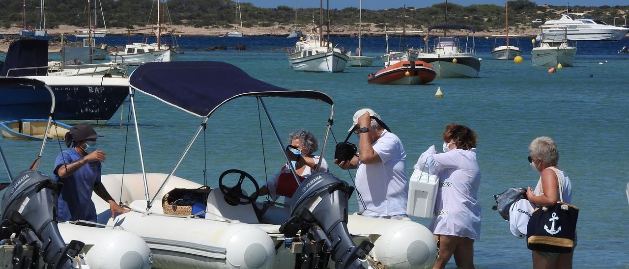 Denuncian el uso "ilegal" de s'Estany des Peix por alquileres de barcos