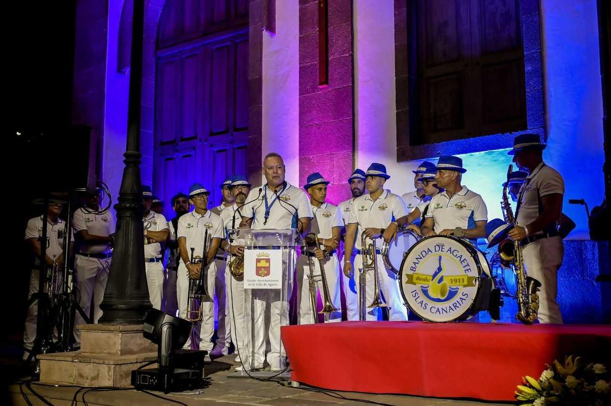 Pregón de las bandas de Guayedra y Agaete en la Fiestas de Las Nieves 2026