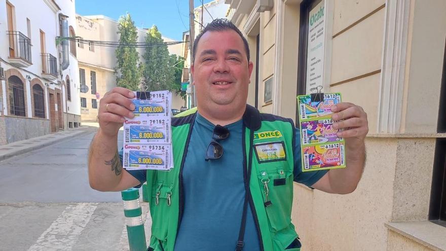 La ONCE reparte 350.000 euros en Antequera del sorteo del miércoles