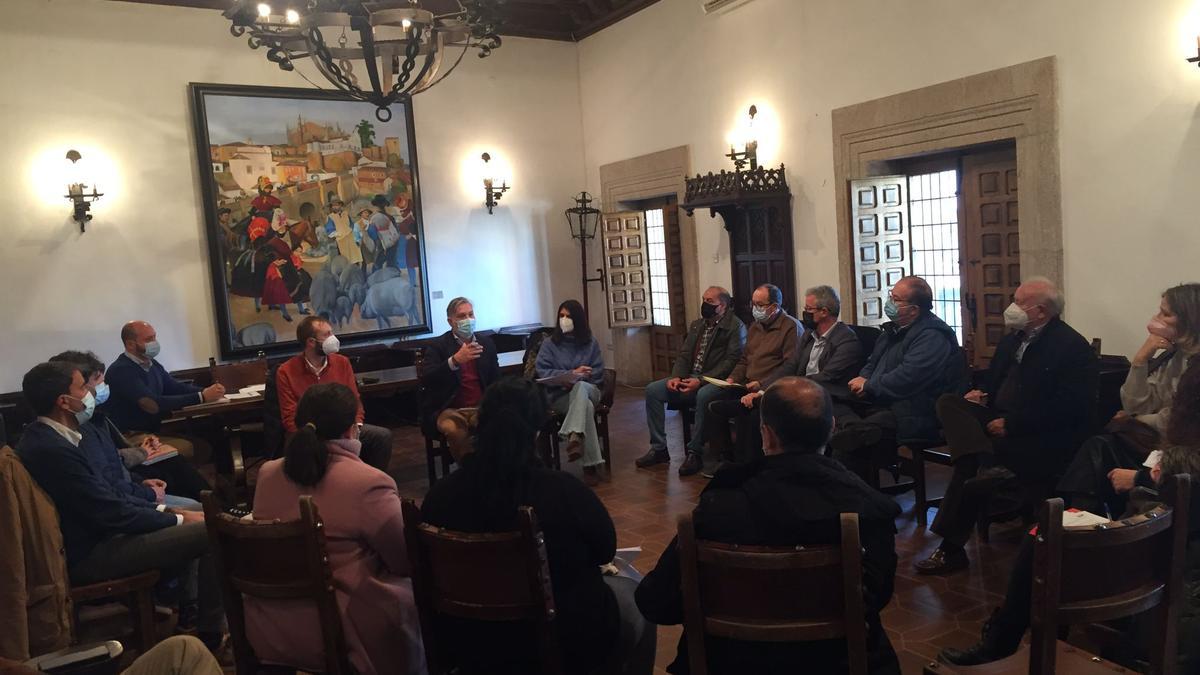 Reunión del Consejo Económico y Social del ayuntamiento placentino.