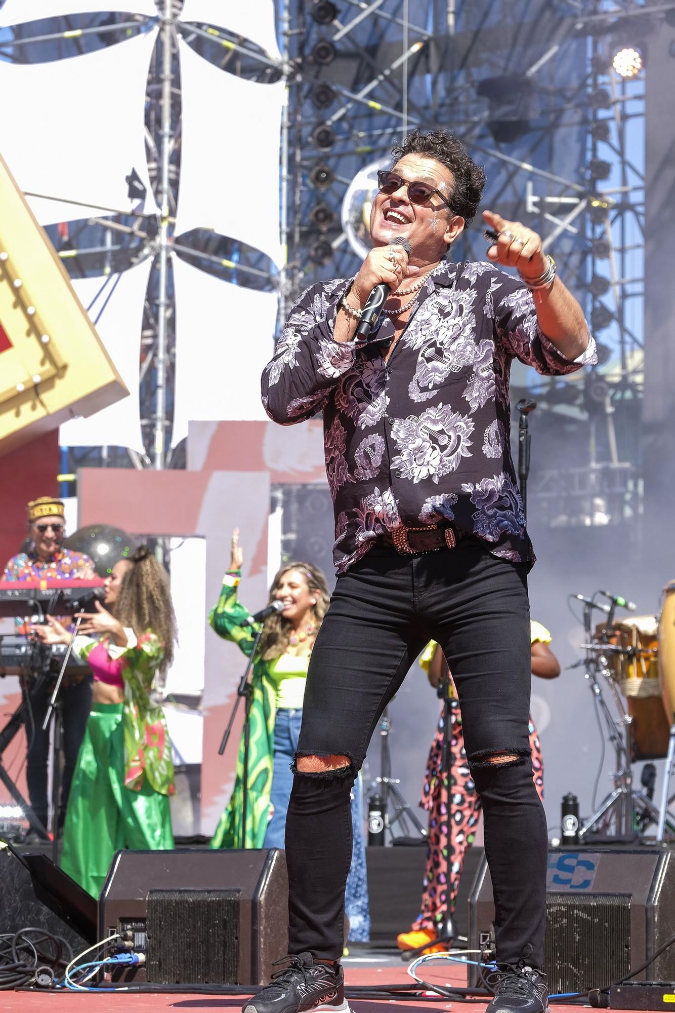 Concierto de Carlos Vives en el Carnaval de Las Palmas de Gran Canaria