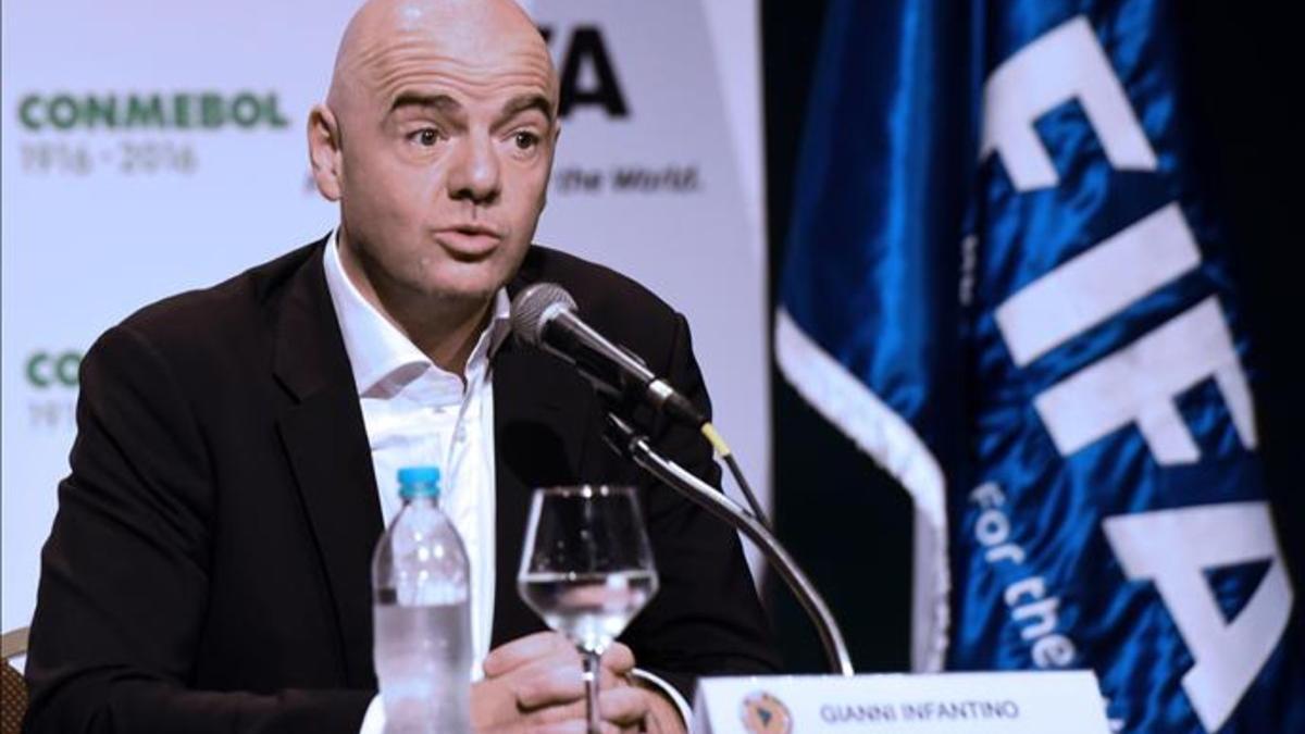 Gianni Infantino, presidente de la FIFA