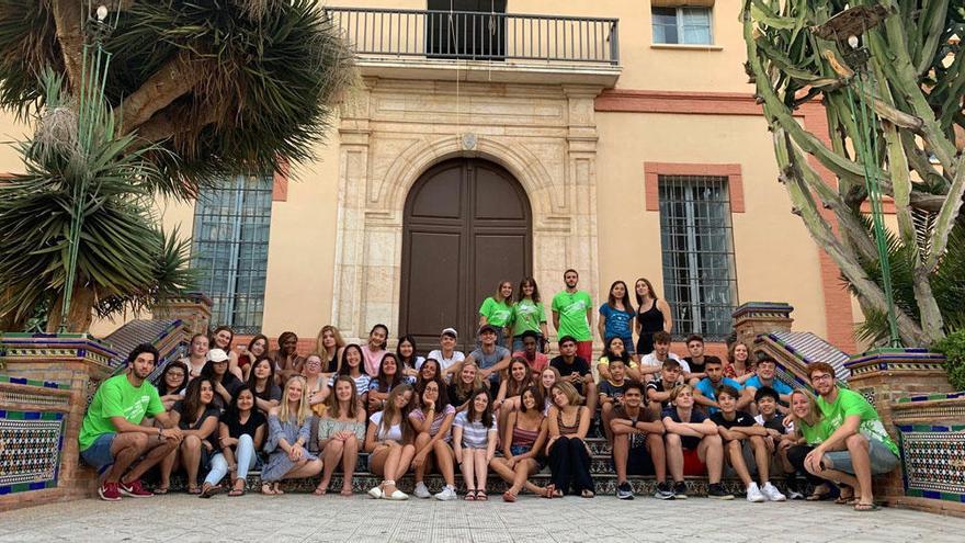 Los jóvenes participantes en el campamento de AFS Intercultura.