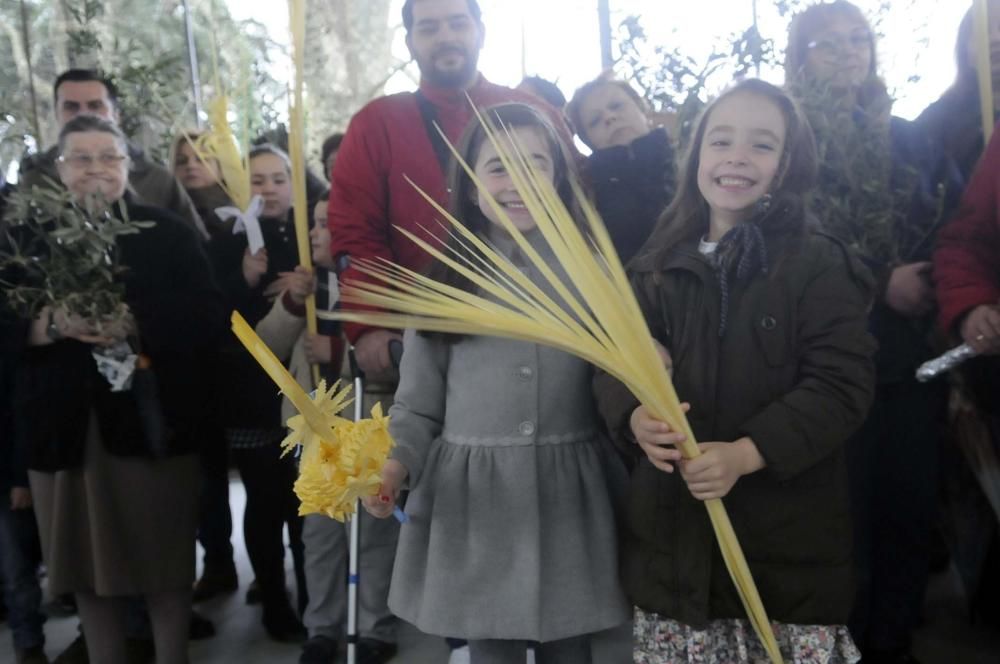 Semana Santa en Arousa 2016 | La lluvia desluce el Domingo de Ramos en Vilagarcía