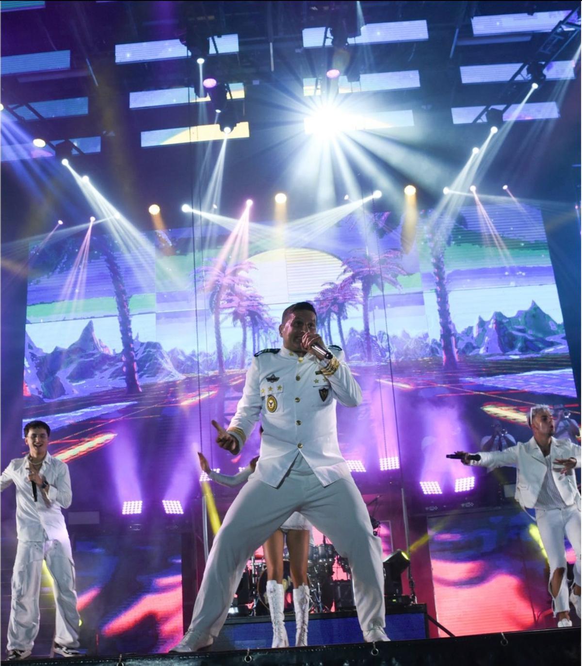 Una actuación de La Fórmula en la gira del año pasado.