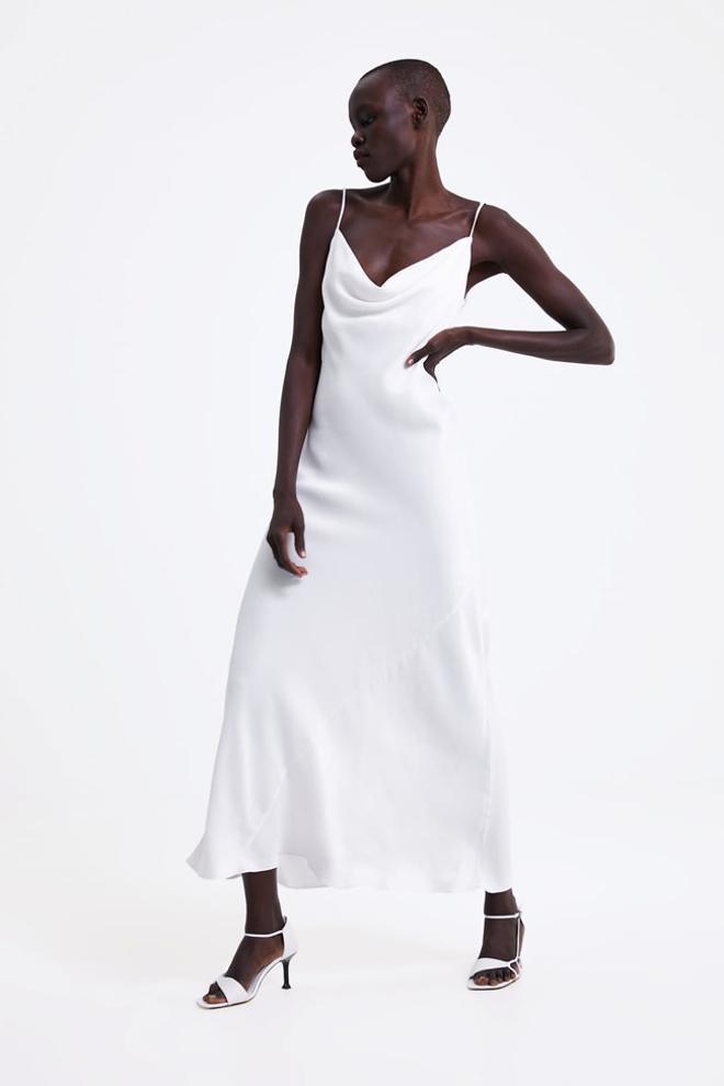 Vestido blanco lencero