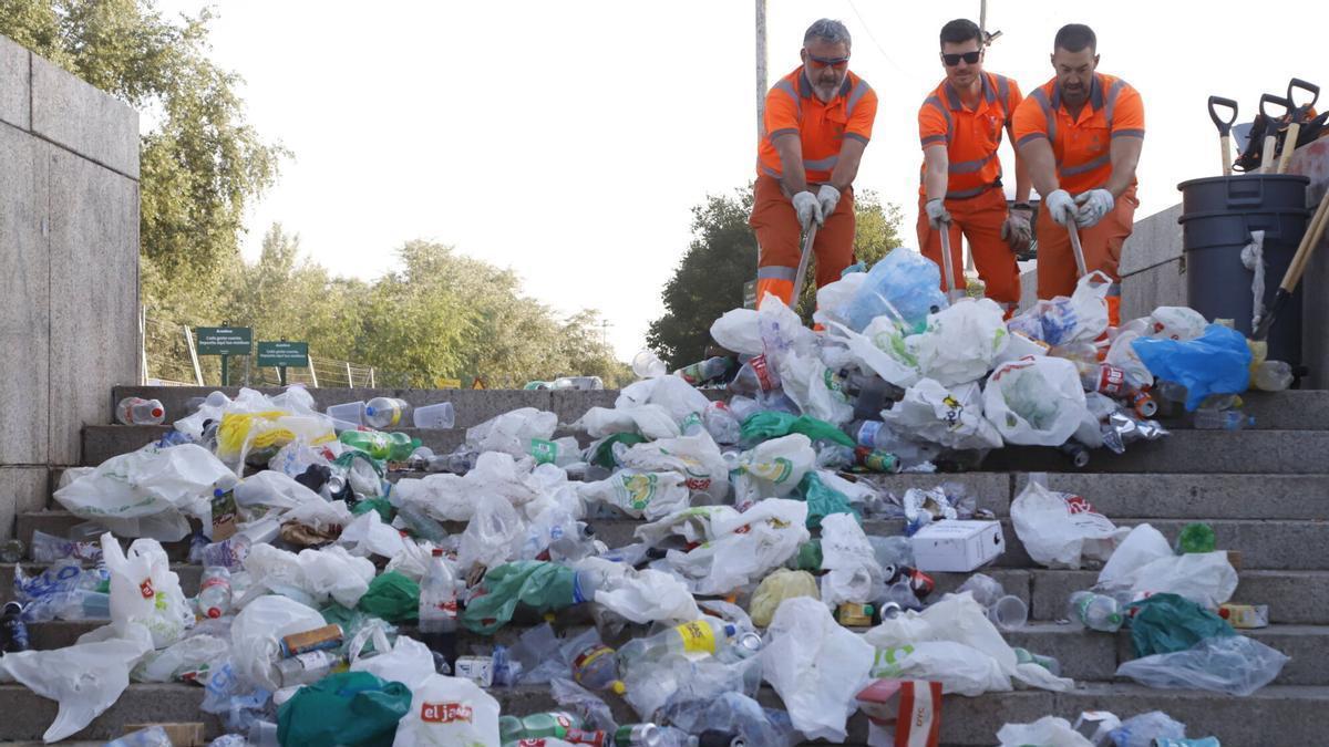 El desmontaje de la Feria 2026.