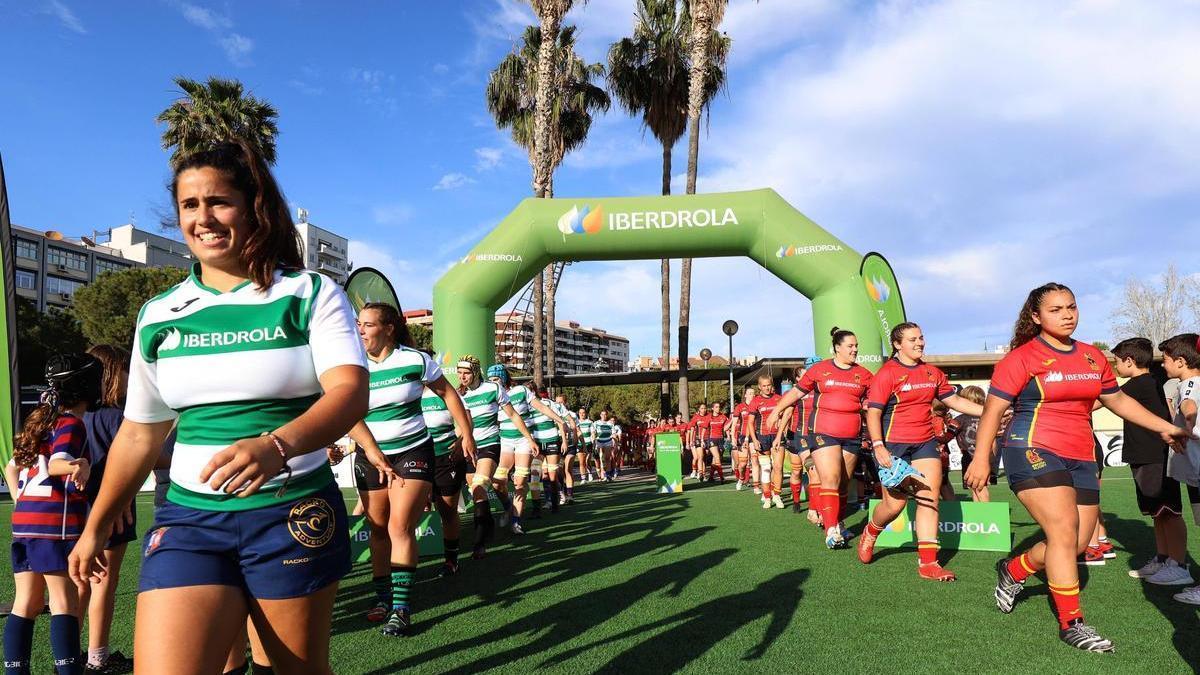 Fiesta del rugby femenino en València