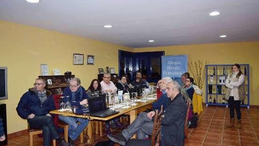 Curso de cata impartido por la DO Monterrei. // Iñaki Osorio